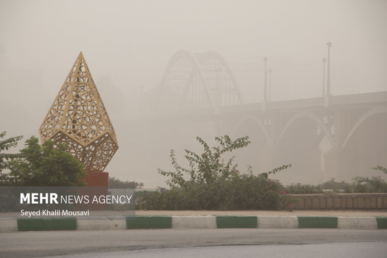 ۱۶ شهر خوزستان با آلودگی هوا مواجه هستند