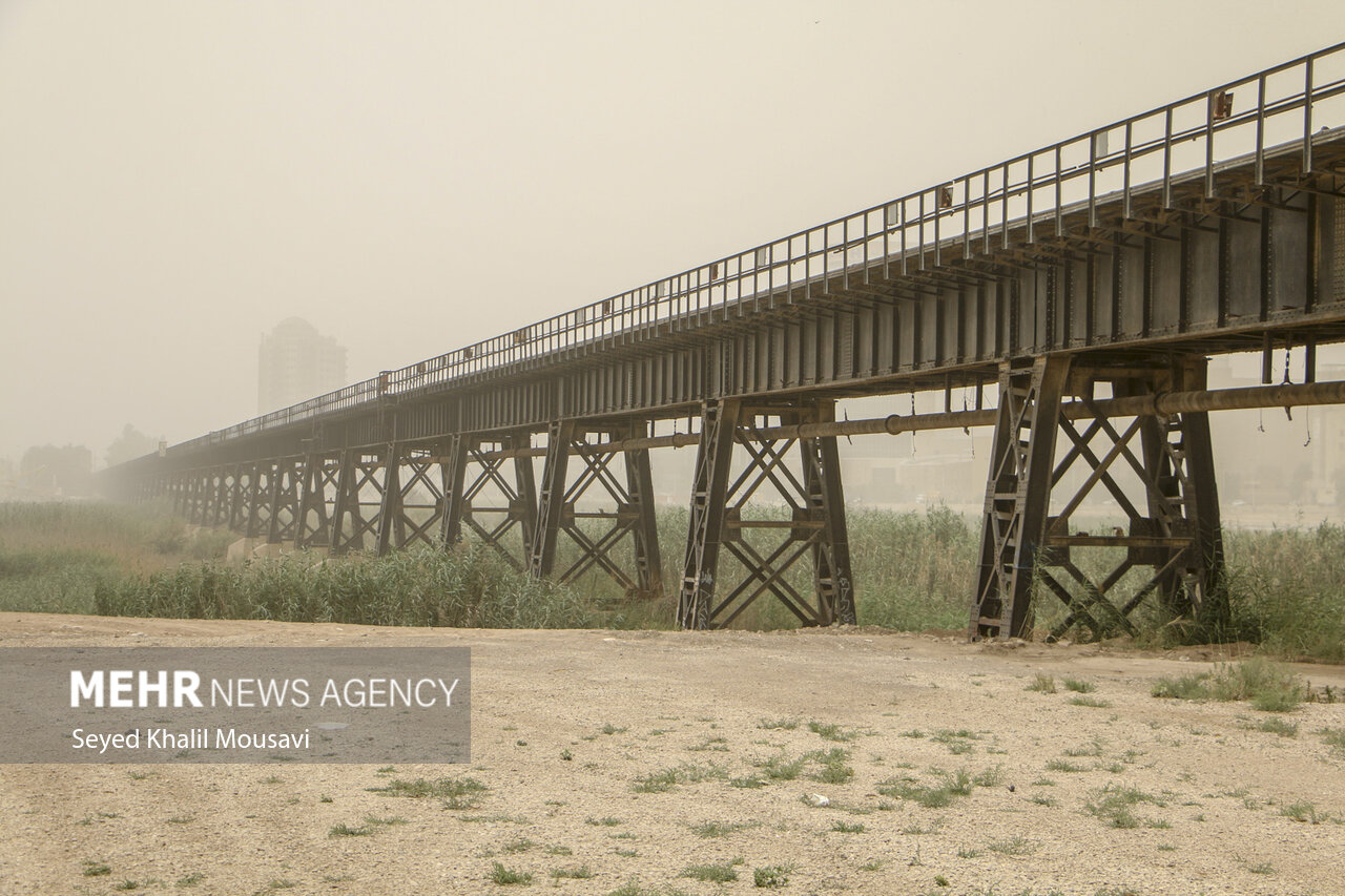 پیش‌بینی وقوع گرد و غبار محلی برای مناطقی از خوزستان
