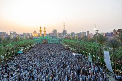 نماز عید فطر در بین‌الحرمین/ تصویر