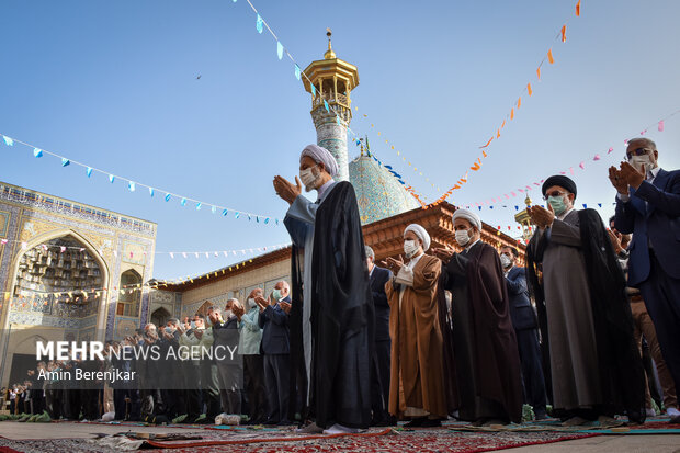 اقامه نماز عید سعید فطر در شیراز