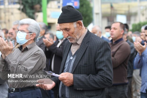 مراسم نماز عید سعید فطر در گیلان