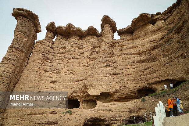 Behestan Castle in Zanjan province