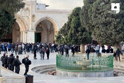زمینه سازی نظامیان صهیونیست برای یورش شهرک نشینان به مسجد الاقصی