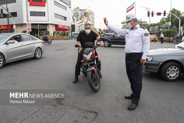 طرح انضباط بخشی به تردد موتور سیکلت سواران در تهران از سر گرفته شد