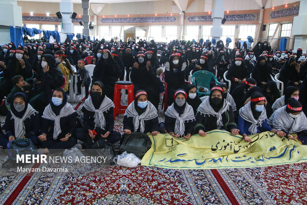 رزمایش جهادگران فاطمی در خراسان شمالی