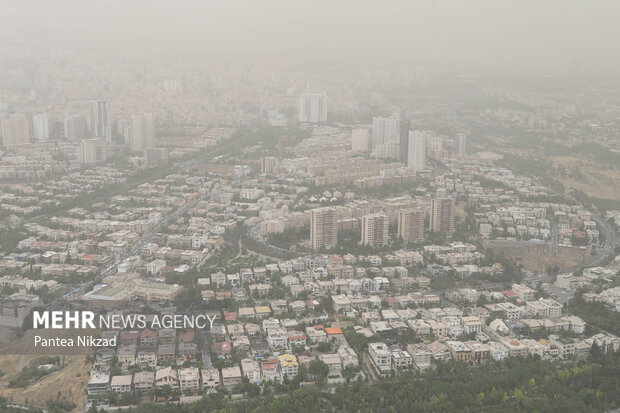 هوای تهران  هفته آلوده شد و برای گروه‌های حساس جامعه در وضعیت ناسالم قرار گرفت