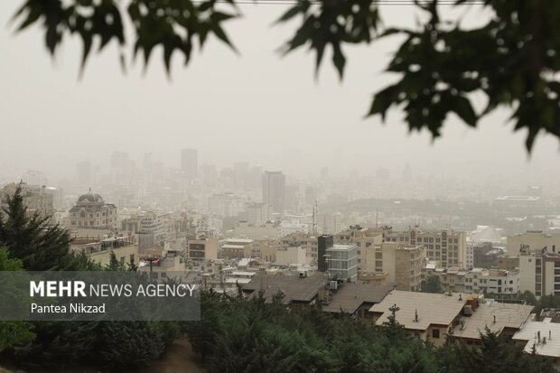 هوای تهران  هفته آلوده شد و برای گروه‌های حساس جامعه در وضعیت ناسالم قرار گرفت