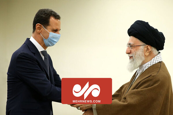 لحظاتی از دیدار و گفت‌وگوی بشار اسد با رهبر انقلاب