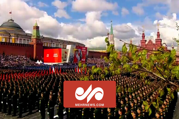 رژه نیروهای مسلح روسیه به مناسبت روز پیروزی در میدان سرخ مسکو 