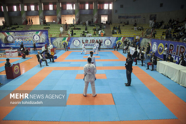 مسابقات کاراته وان کشور در کرمانشاه