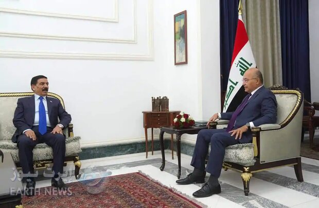 تأکید برهم صالح بر ضرورت مقابله با تروریسم و تهدیدات امنیتی