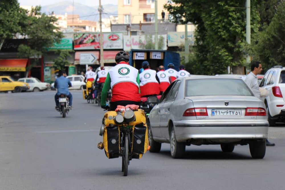 حرکت تور دوچرخه سواری صلح از کردستان به مقصد تهران
