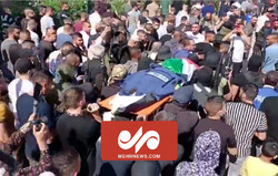 El Cezire muhabirinin cenaze töreninden görüntüler