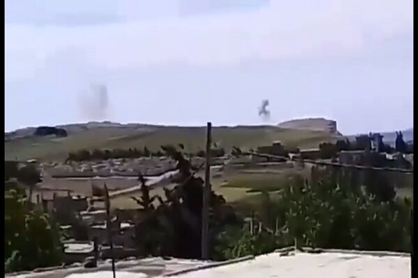 Zionists target Syria's Qunaitra for 2nd time today(+VIDEO)