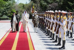 امیر قطر نے شاندارمیزبانی پر ایرانی صدر کا شکریہ ادا کیا