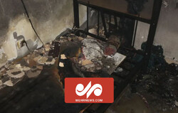 آتش‌سوزی در خوابگاه دختران رشت‌