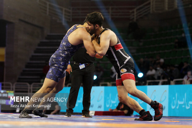 15th Shahed Cup Greco Roman wrestling competitions in Rasht