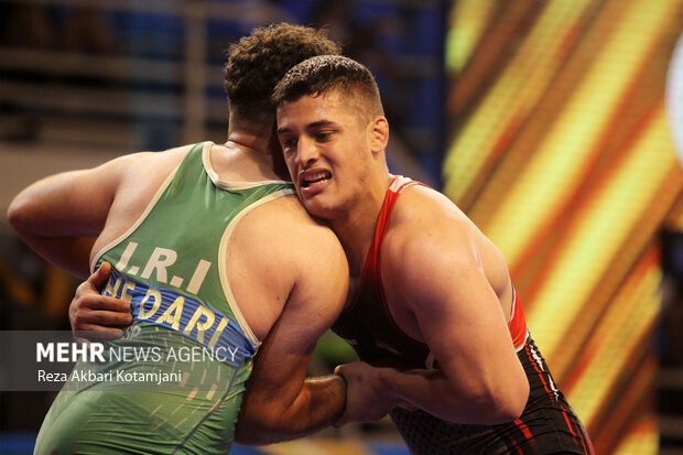 15th Shahed Cup Greco Roman wrestling competitions in Rasht