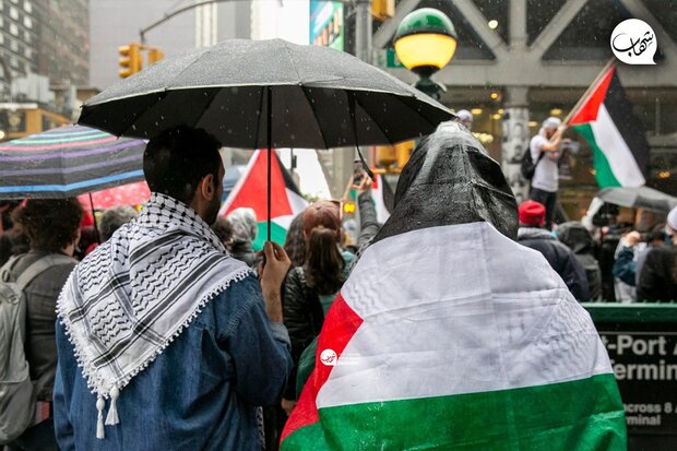 برگزاری تجمع در «نیویورک» در محکومیت قتل «ابو عاقله» + تصاویر