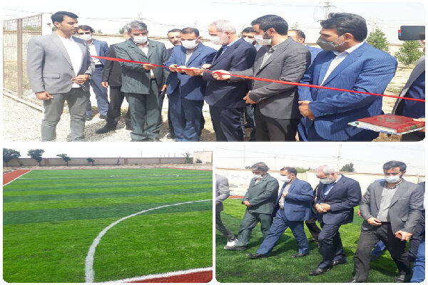 زمین چمن مصنوعی «شهید سلیمانی» در اسلامشهر افتتاح شد
