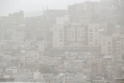 غلظت گرد و غبار در کرمانشاه کاهش یافت