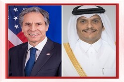 Qatari FM discusses JCPOA with Blinken in Washington visit