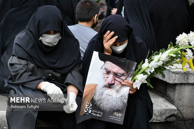 مراسم تشییع پیکر مرحوم استاد فاطمی نیا در تهران برگزار شد