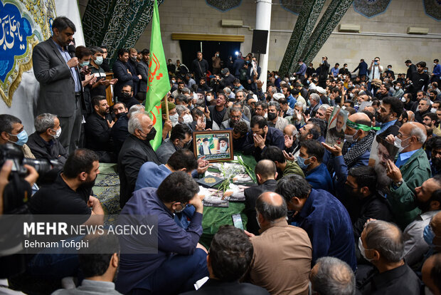 Funeral ceremony of Shia cleric Ayatollah Fateminia