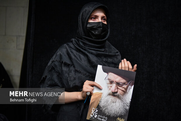 Funeral ceremony of Shia cleric Ayatollah Fateminia