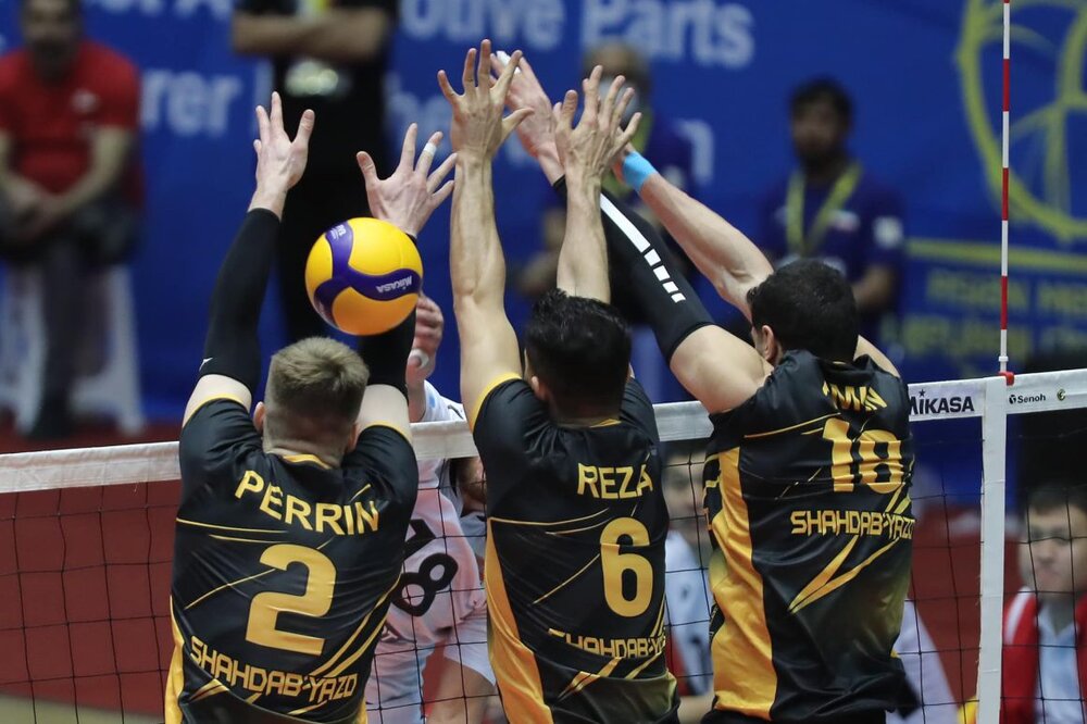 Esmaeilzadeh leads Shahdab to victory over Taraz in Asian Club Volleyball Championship