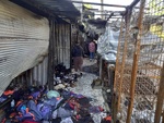 آتش سوزی در بازارچه تاناکورای سنندج/۲۵ غرفه در آتش سوخت