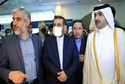 Qatari culture minister visits Tehran Intl. Book Fair