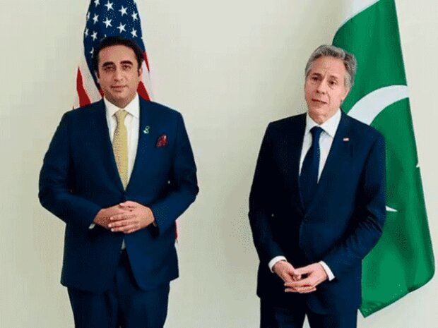 نیویارک میں پاکستان اور امریکی وزراء خارجہ کی ملاقات