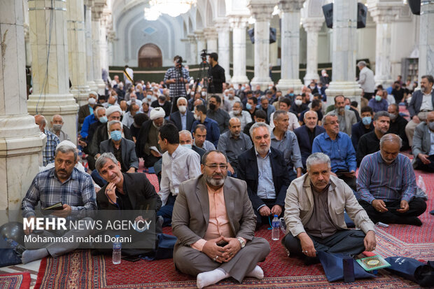 مراسم ترحیم و بزرگداشت آیت الله سیدعبدالله فاطمی نیا عصر پنجشنبه ۲۹ اردیبهشت ۱۴۰۱ با حضور مسئولین لشکری و کشوری در مدرسه عالی شهید مطهری برگزار شد