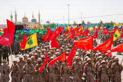 اجتماع حشد كبير من جنود محمد رسول الله (ص) تخليداً لذكرى تحرير مدينة خرمشهر