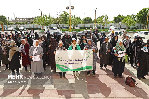 همایش پیاده روی سالمندان در زنجان