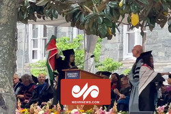 امتناع دانشجوی فلسطینی از دست دادن با وزیر امور خارجه آمریکا