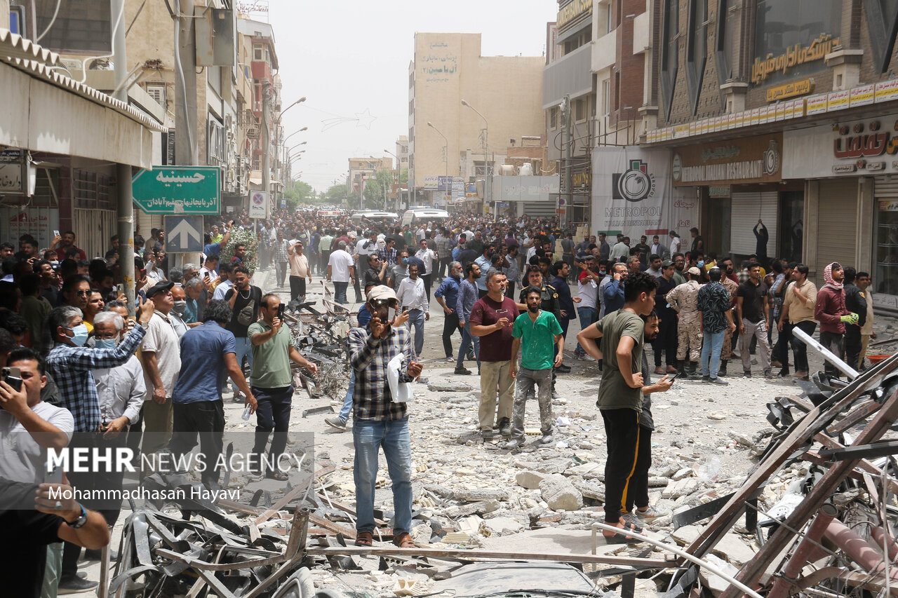 بازداشتی های حادثه ریزش ساختمان آبادان ۸ نفر شدند