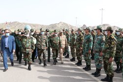 مراسم صبحگاه مشترک یگان های نیروهای مسلح در مشهد
