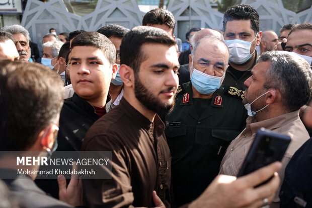 Funeral ceremony of martyr Sayyad Khodaei
