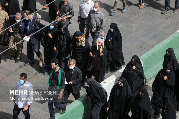 Funeral ceremony of martyr Sayyad Khodaei
