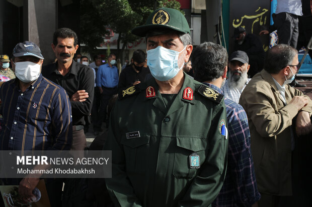 Funeral ceremony of martyr Sayyad Khodaei
