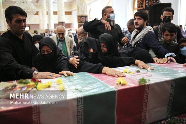 Funeral ceremony of martyr Sayyad Khodaei
