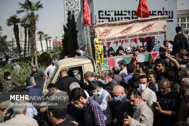 Funeral ceremony of martyr Sayyad Khodaei