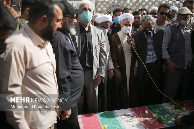 Funeral ceremony of martyr Sayyad Khodaei
