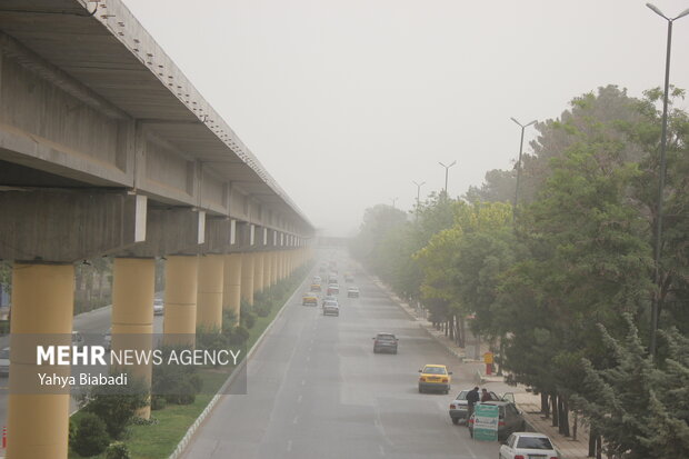 وضعیت بحرانی ریزگردها در کرمانشاه