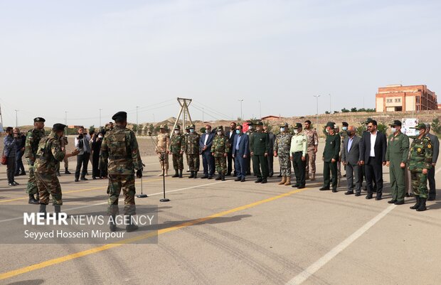 مراسم صبحگاه مشترک یگان های نیروهای مسلح در مشهد