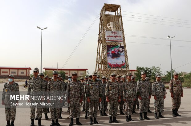 مراسم صبحگاه مشترک یگان های نیروهای مسلح در مشهد