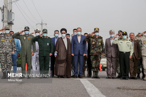 مراسم صبحگاه مشترک نیروهای مسلح به مناسبت سالروزآزادسازی خرمشهر در تبریز