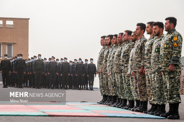 مراسم صبحگاه مشترک نیروهای مسلح به مناسبت سالروزآزادسازی خرمشهر در تبریز